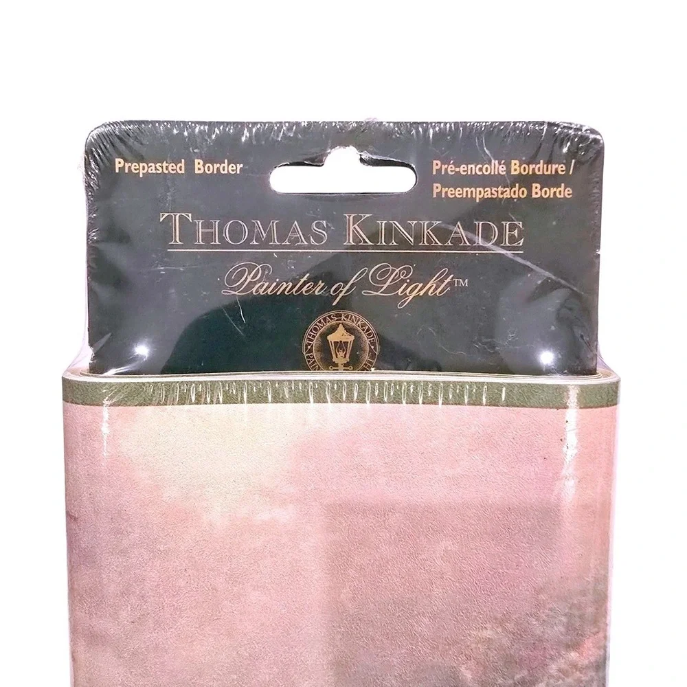 VTG Thomas Kinkade Wallpaper Border Stairway to Paradise Lot 3 NIP 45ft 10